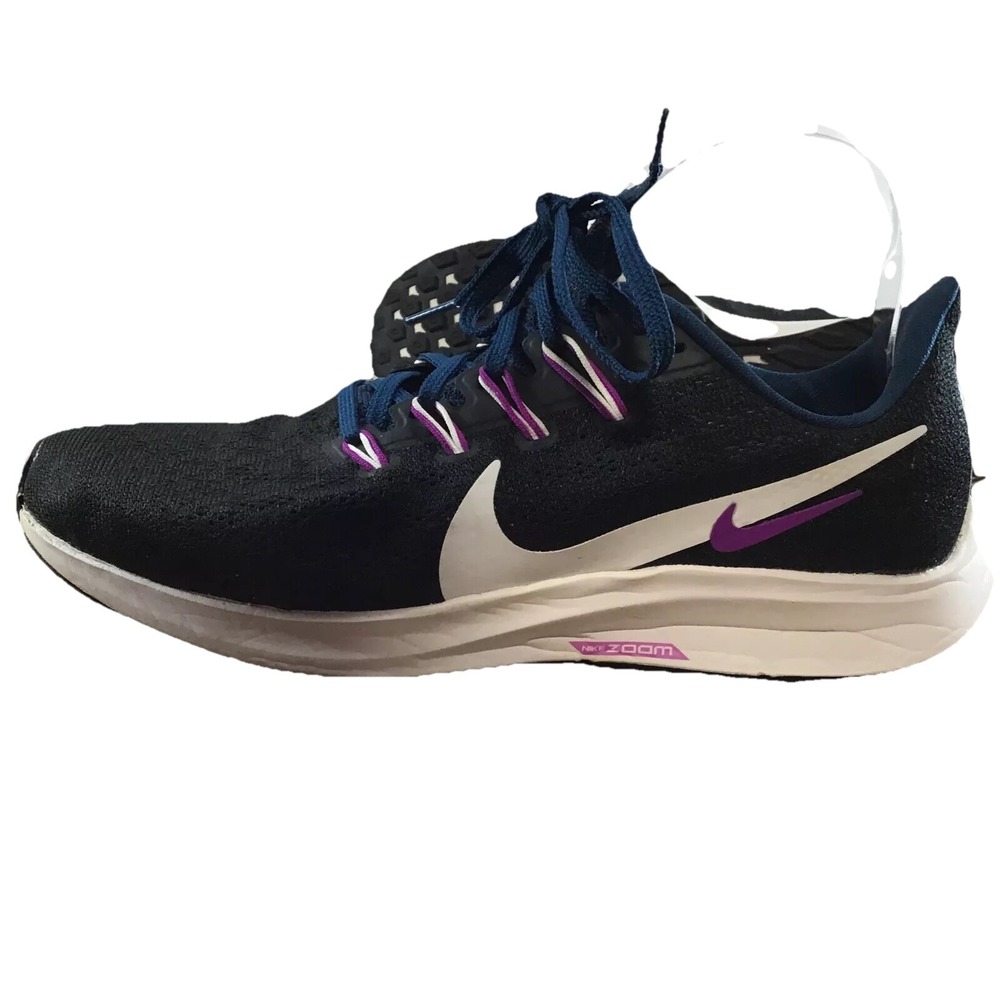 Nike Womens Air Zoom Pegasus 36 Shoes AQ2210-012 | Black/Purple/Blue | Size 8.5